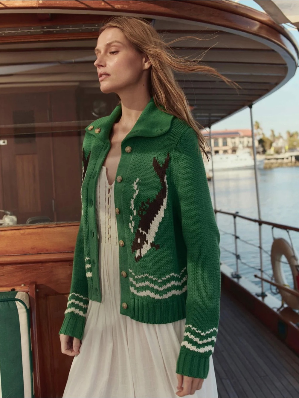 NWT Anthropologie THE GREAT. Bass Cardigan Size XS - Picture 3 of 7